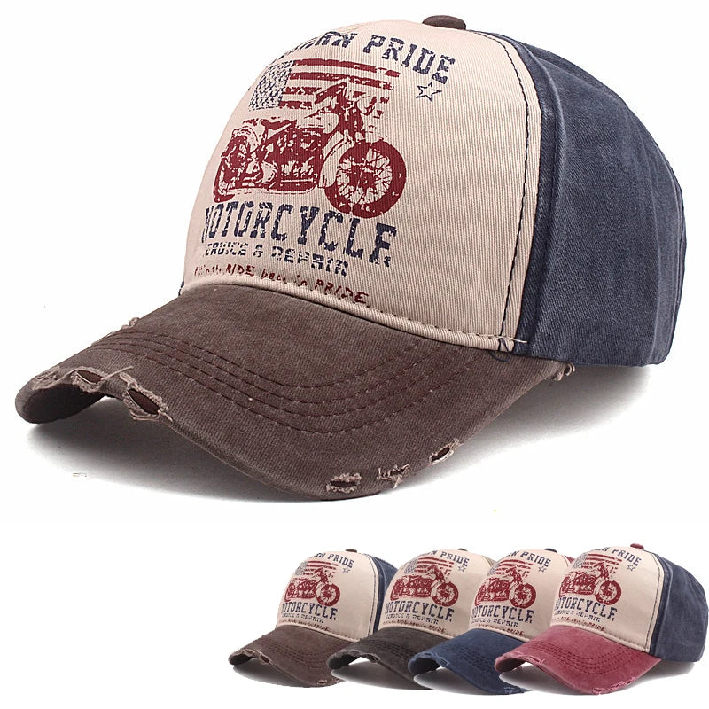 Customize Outdoor Men Women Print logo Distressed Vintage Baseball Cap
