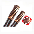 Solid Carbide Tungsten Carbide Drill Machine Reamer 22LR Chamber Tin Coated 55HRC External/Dry Cooling CNC Bit High Performance