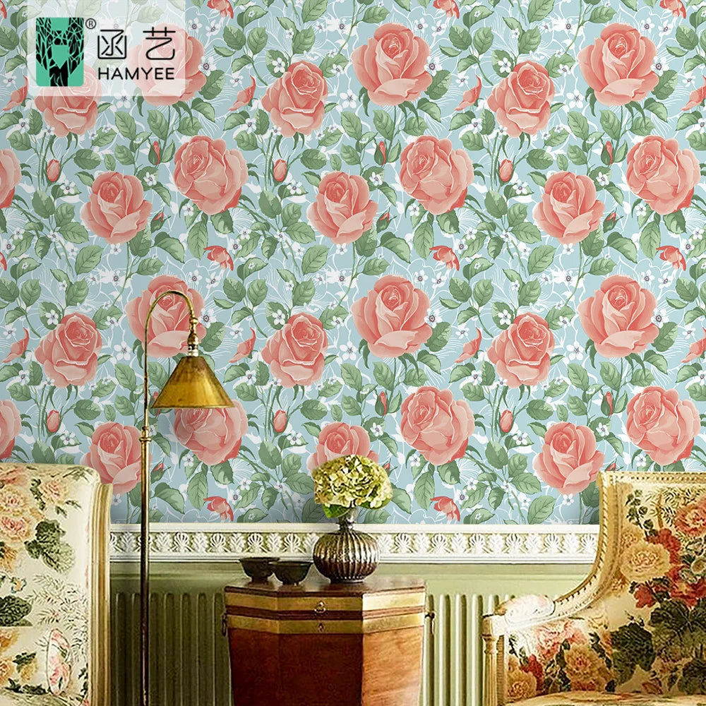 Modern Beautiful 3d Flower Wallpapers Rolls for Wall Flowers