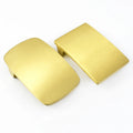 Meetee AP175 4cm Men Belt Accessories Waistband Adjustable Smooth Face Glossy Top Buckle Solid Brass Belt Buckle