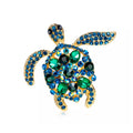 Wholesale Gold Metal Rhinestone Turtle Brooch Pin Fashion Animal Brooch