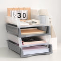 Shunxing Hot Sell File A4 Multi-layer Rack Storage Organizer Tray Stackable Office Desktop Document Paper Organizer for Desk