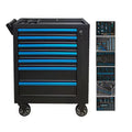 273 Pcs Hand-Powered Steel Tool Trolley with 7 Drawers OEM Customizable Garage Workshop Cabinet for Professional Tools