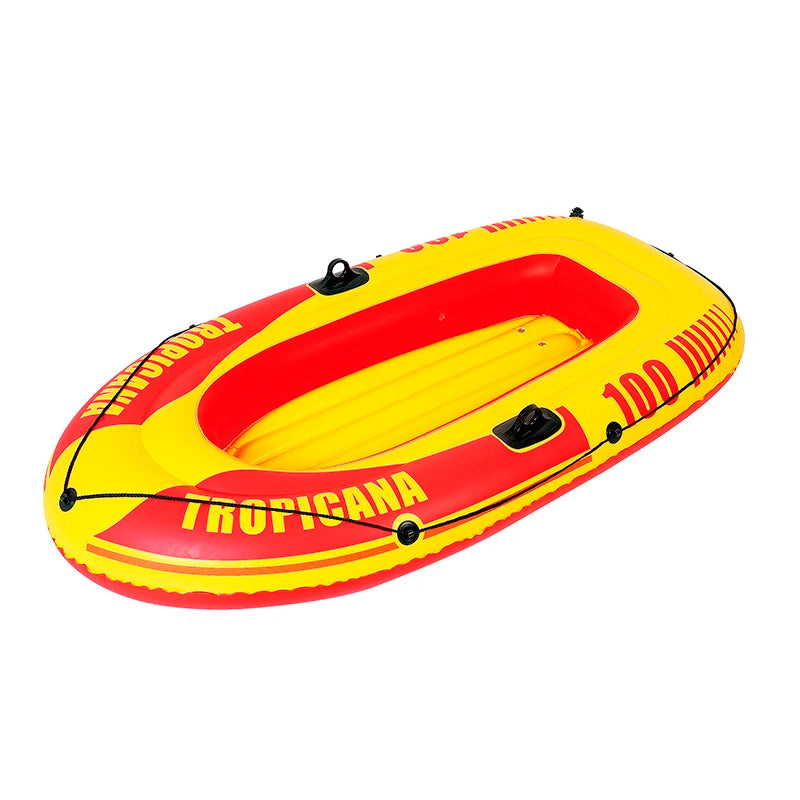 B07 J Jilong 07219 Tropicana 100 Boat Set Inflatable 1-2 Person Fishing Boat with Paddles Rafting Boat for Outdoor