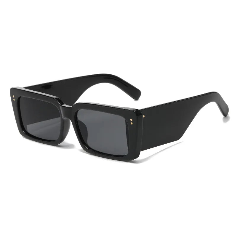New Fashion Custom Uv400 Designer Custom Logo Personalized Thick Frame Large Frame Square Sunglasses 2024