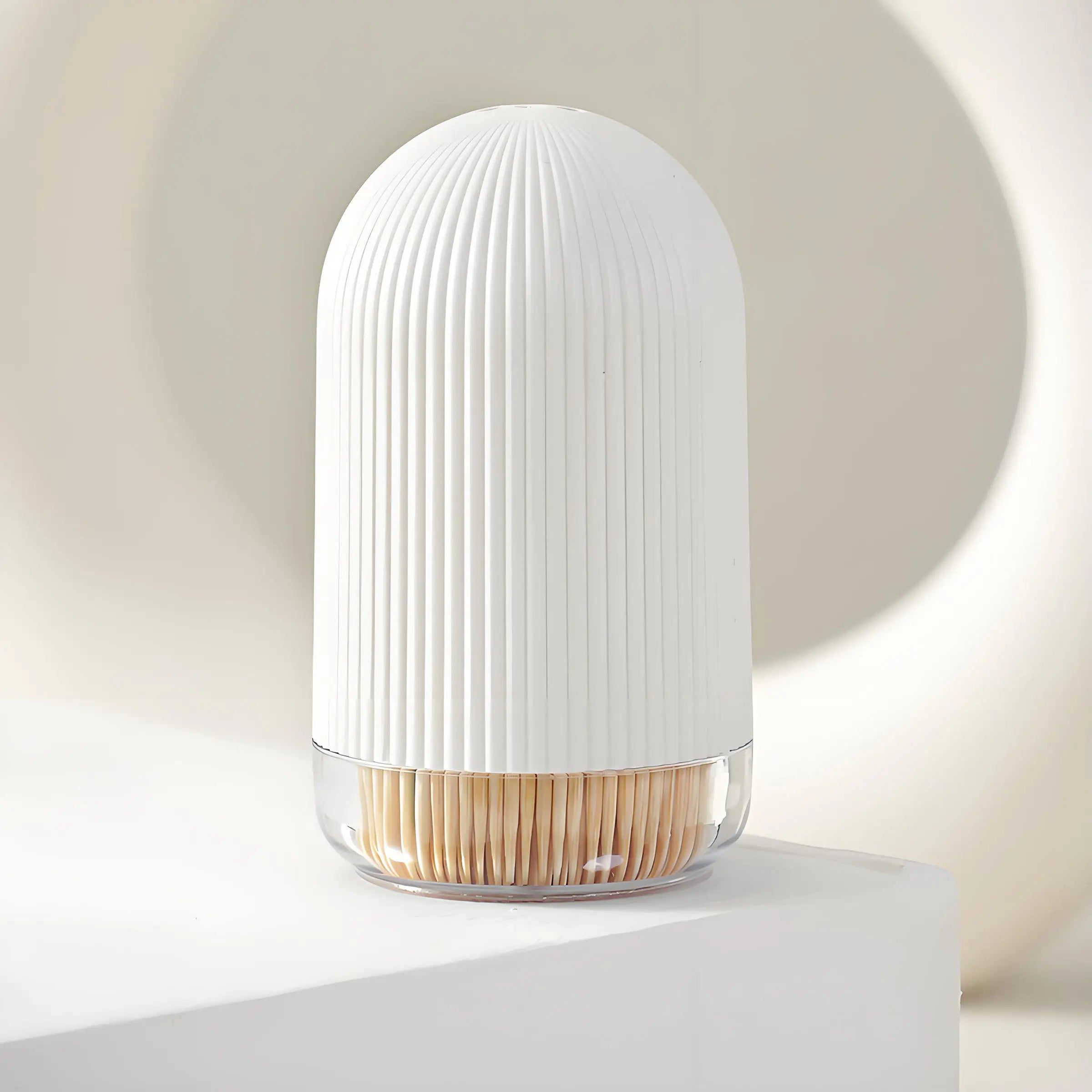 Portable Luxury Plastic Toothpick Dispenser and Cotton Swab Storage Box Hot Products for Home Daily Use