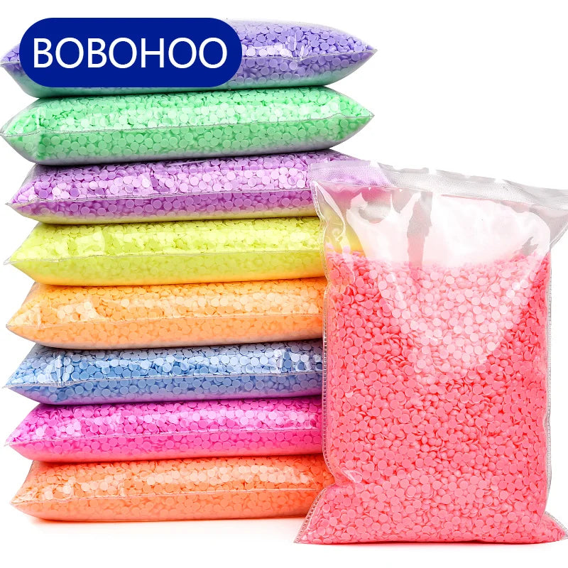 BOBOHOO Wholesale Bulk Rhinestones Resin New Macaron Series Strass Resin Nails Flatback Non Hot Fix Rhinestone Tumbler Cups