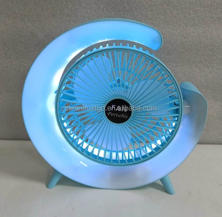 Portable Rushed Class Usb Rechargeable Fan pink Green Charging Fan Usb Power Battery Office Fan