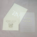 Frosted Acrylic Wedding Invitation Card with Envelope with Slot for the Rsvp Card in the Envelope