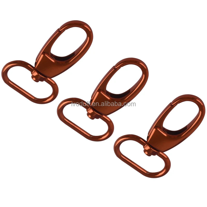 Various Color Handbag 25mm Metal Snap Hook Lobster Clasp Swivel Spring Snap Hook