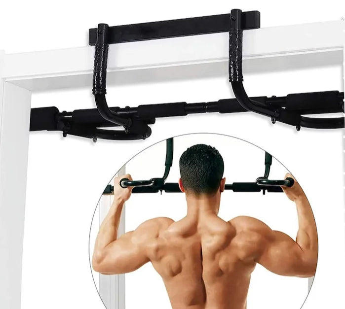 CW PLB002 Multi-Use Doorway Parallel Bars No Screw Anti-dropping Design Steel Pipe + Foam 120kg Capacity Pull up Bar