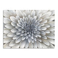 Modern Oil on Canvas Wall Art Painting Daisy Flower Head Big Flower Hand-Painted Frame Design for Home Decoration