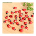 Low Price Resin Craft Miniatures Mixed Colors Ladybug Mini Ladybug Toy Small Doll's House Accessories Garden Decor