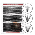 Premade 10D 20D 30D 40D Eyelash Extension Fan Volume Cluster Lashes Self Adhesive Segment DIY Cluster Lashes Kit