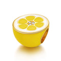 Yellow Lemon Charms 925 Sterling Silver Enamel Zircon Beads Fit Original Bracelet Necklace for Women Jewelry 2022 SCC1590