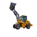 Small 1.5 Ton Diesel Front-End Loader 4x4 Wheel Compact Construction Machine with Bucket Attachment 2 Ton Rated Load