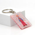 New Product Communicable Transparent Colored Acrylic Keychain Set Kit With Good Product Quality