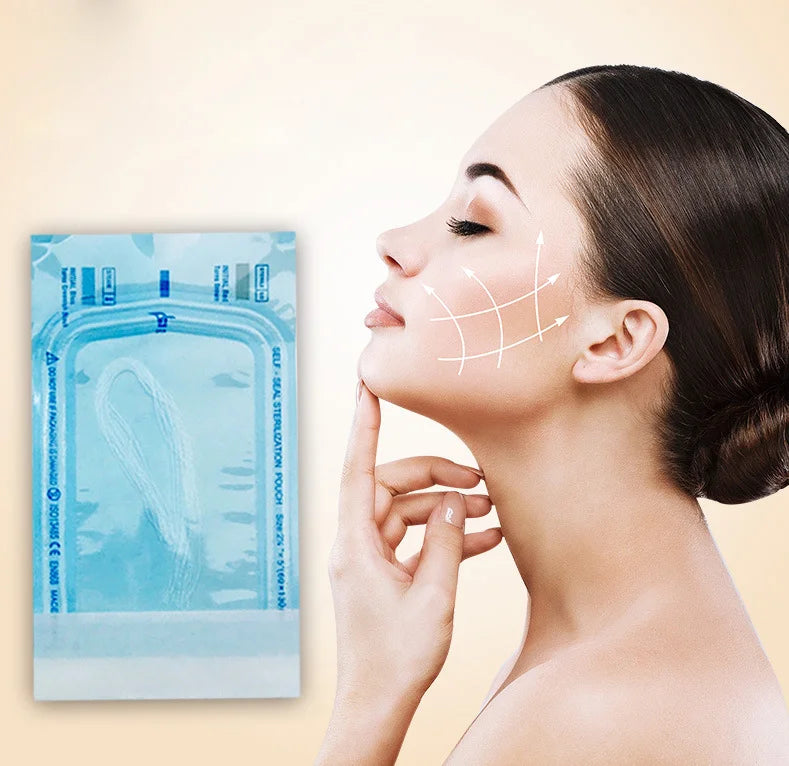 Wholesale No Needle Face Carving Silk Protein Line Peptide Collagen Threads Faden for Lift and Tighten V Line Face