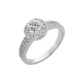 Wholesale Price Engagement Ring18K White Yellow Rose Gold Diamond D VVS Moissanite Gold Wedding Ring