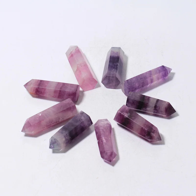 Wholesale Fluorite Tower Polished Natural Jade Crystal Point Tower for Fengshui Decorative Craft for Theme Stone Mascot Gift Use