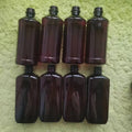 473ml 1 pint 500ml empty round/circle amber wockhardt pet bottle with crc cap with red writing and sealed for your protection