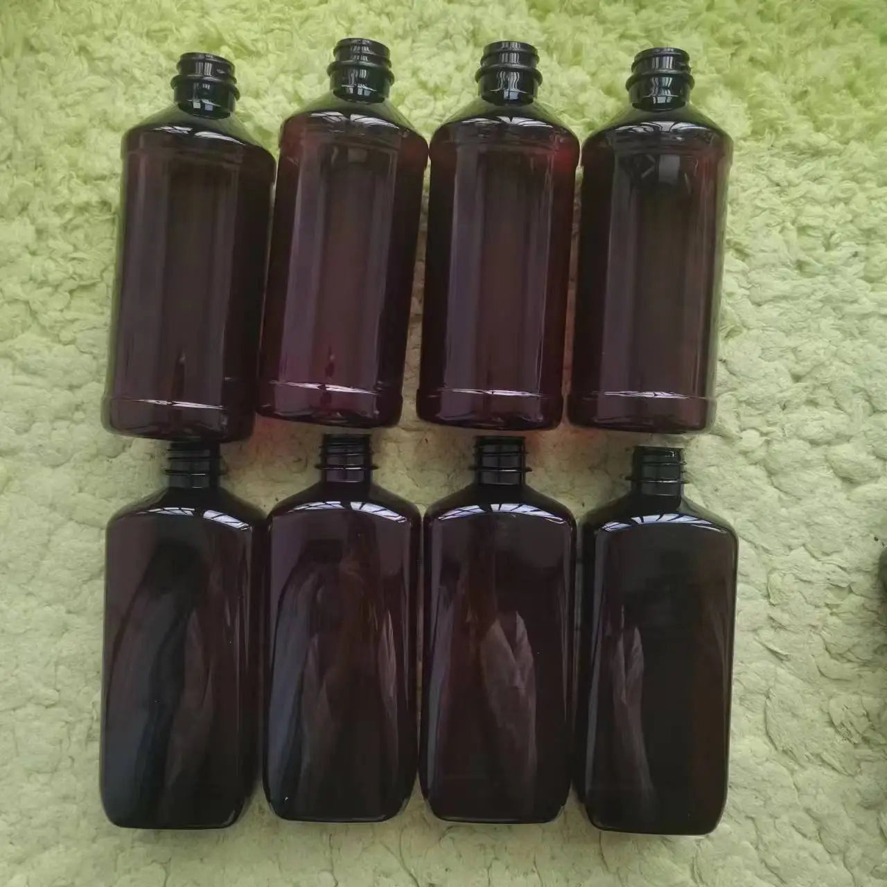 473ml 1 pint 500ml empty round/circle amber wockhardt pet bottle with crc cap with red writing and sealed for your protection
