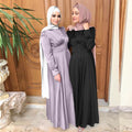 Best Selling White Satin Abaya Muslim Women Abaya and Long Islamic Dresses for Women Abaya White