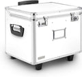 Mobile Lock Box With Wheels for Filing & Storage - Double Combination Locking Cabinet