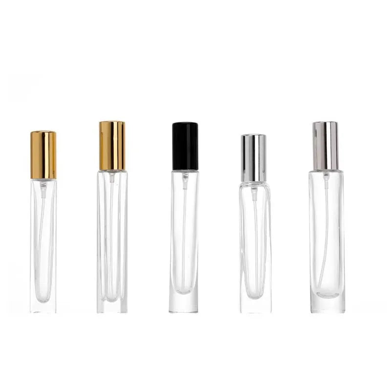 Small Square Round Skincare Packaging Spray Bottle Manufacture Customized Color Atomizer for Perfume Glass Hot Sale 10ml 15ml