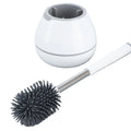 Floor Mounted Toilet Brush Holder Set White Free Stand Toilet Brush Popular
