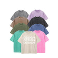 2024 New High-quality Comfortable Leisure Fashion Blank Acid Washed Oversized100% Cotton T-shirt Can Be Customized Logo.
