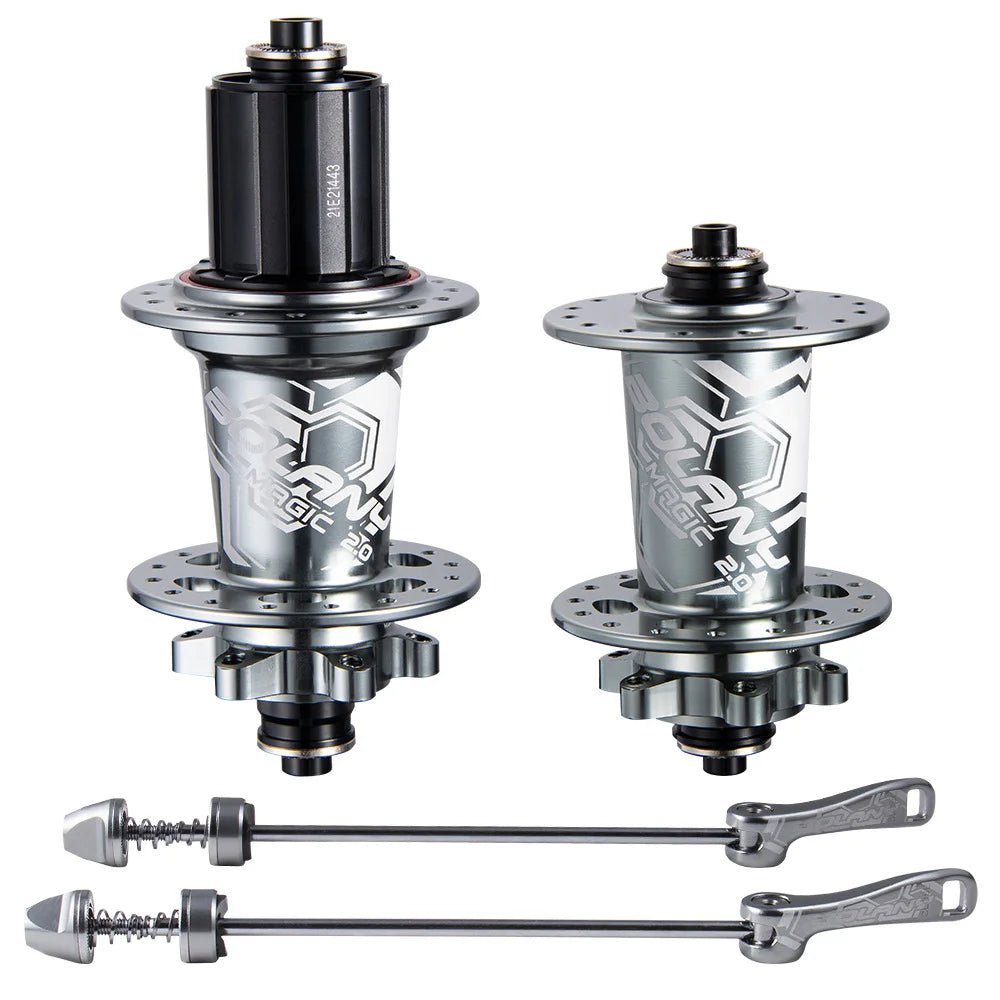 MTB Mountain Bike Hub Axle 6 Claw 108 Ring Front 2 Rear 4 Bearing 32H Aluminum Alloy With 36H Holes
