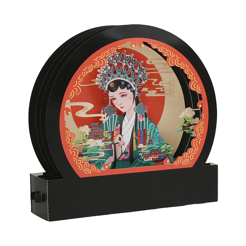 Hot Selling Decorative Ornaments for Crafts Tourist Souvenirs Small Gift Paper Cutting Art Chinese Paper Cut Artwork
