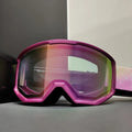 Yijia Optical Girls Ski Goggles Anti Fog UV400 Wholesale Snow Snowboarding Google Ski Glasses Custom Womens Ski Goggles