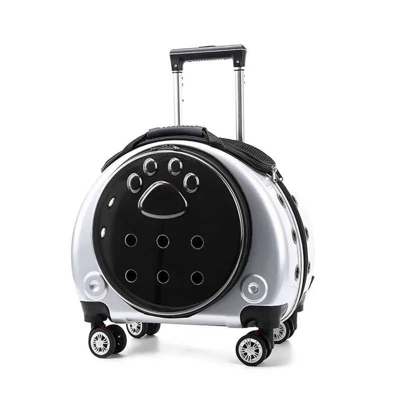 Hot Sale Various Good Quality New Breathable Transparent Bag Carrier for Dogs and Cats Pet Cat Pull Rod Box