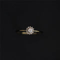 Luxury Big Stone Gold Plated Wedding Rings for Women S925 Silver Jewelry Ring