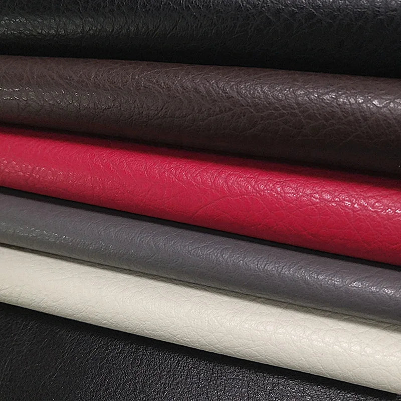 1.2 Lychee Grain Embossed Faux Leather Sheet Waterproof Nonwoven Manufacture for Sofa Chair Furniture & Decorative Purpose
