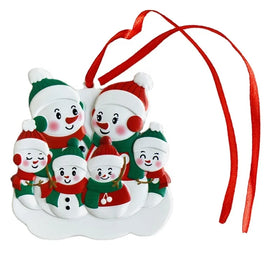 Wholesale Resin Christmas Snowman DIY Christmas Resin Pendant Decoration