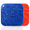 High Quality Pet Slow  Food Grade Silicone Dog Lick Mat Suction Cup Automatic Indoor/Travel Pets Feeding Bowl Box Packing