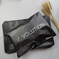 Courier Pouch Sustainable Ecommerce Matte Black Mail Bags Polymailer Mailer Envelope  Customised Mailing Bags