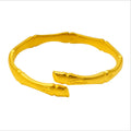 2021 New Fashion Summer Brass Alloy Dull Polish Bracelet Charm Women Open Bracelets Jewelry Bangle Arm Cuff