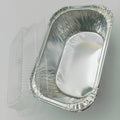Mini Loaf Tin Pans With Lids Disposable Mini Cake Aluminum Foil Box Mini Cake Tin Dish Silver Aluminium Foil Baking Cups