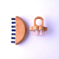 DIY Natural Xiuyan Guasha Massage Comb Wide Tooth Green Guasha Scraping Scalp Jade Comb For Head Caring