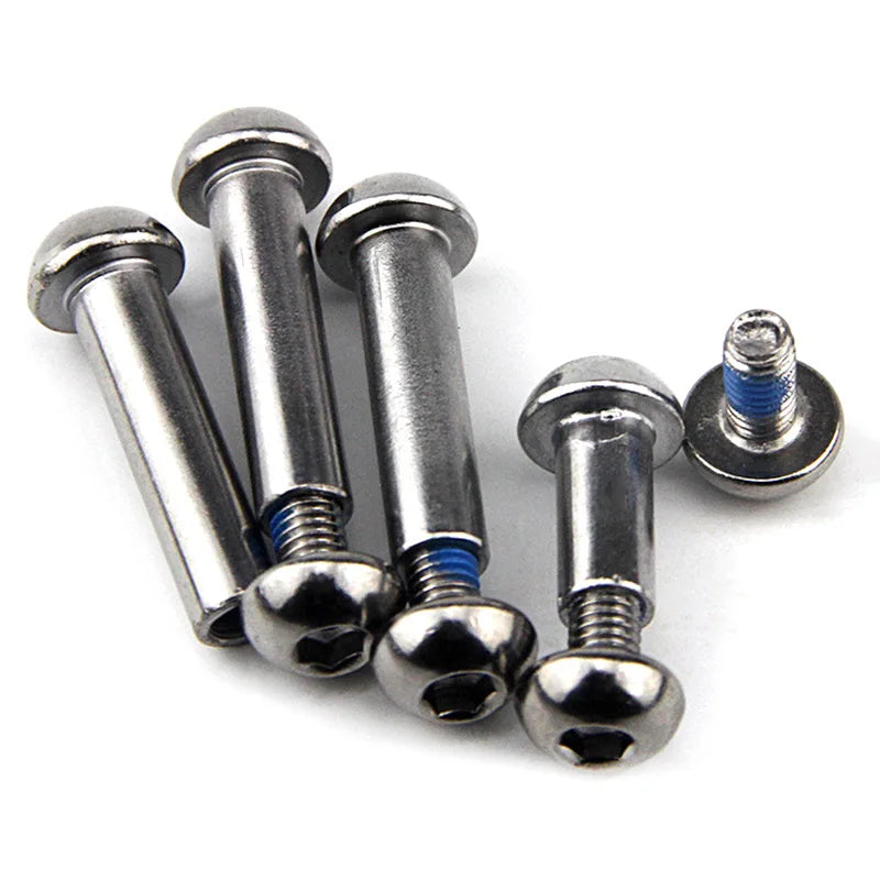 M6x30 M6X25 Chicago Screw Rivet Fasteners Nickel-Plated Male Female Nail Combination for Bicycle Parts