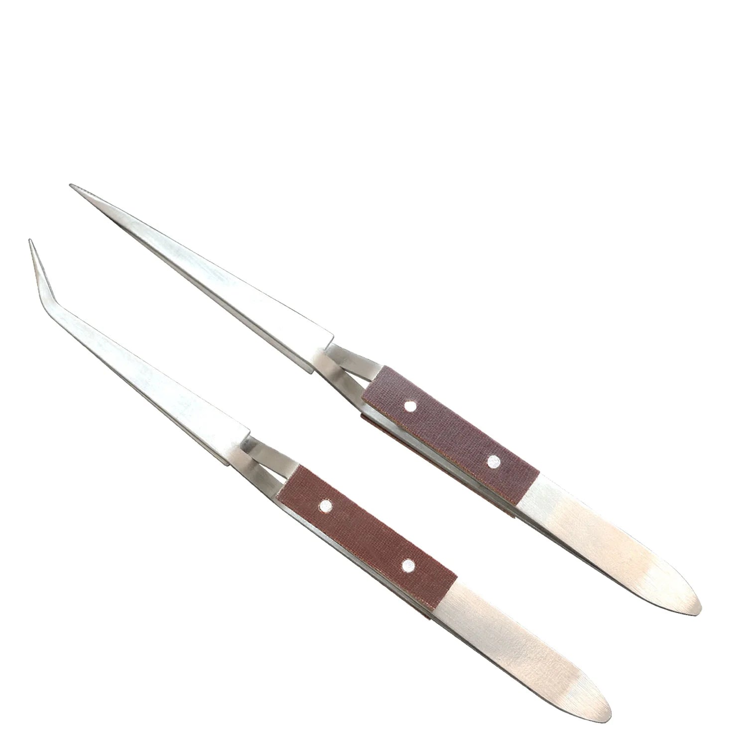 Straight mouth angle rebound gourd tweezers welding eight shaped clamp