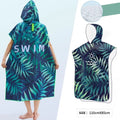 Microfiber Sports Disposable Beach Towel Bath Quick Dry Surf Hoodie Changing Poncho Absorbent Hooded Cloak Custom Woven