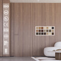 China high quality wood door factory custom invisible door with hardware for villa apartment hotel interior wood frameless doors