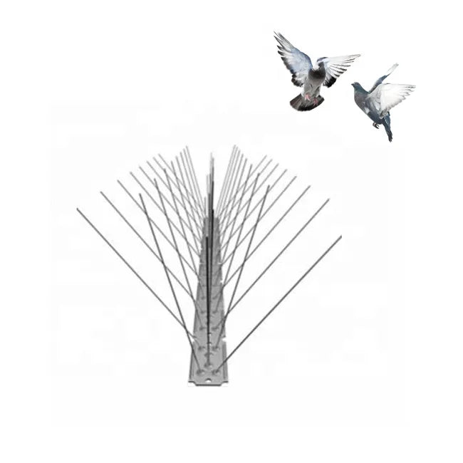 Outdoor Solid Stainless Steel Eco-Friendly Cat Defender Pigeon Squirrel Control Anti Bird Spike