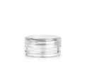 Small PS Containers Empty Round with clear Screw Cap for Sample Face Cream 2g 3g 5g Jar with Lid Plastic