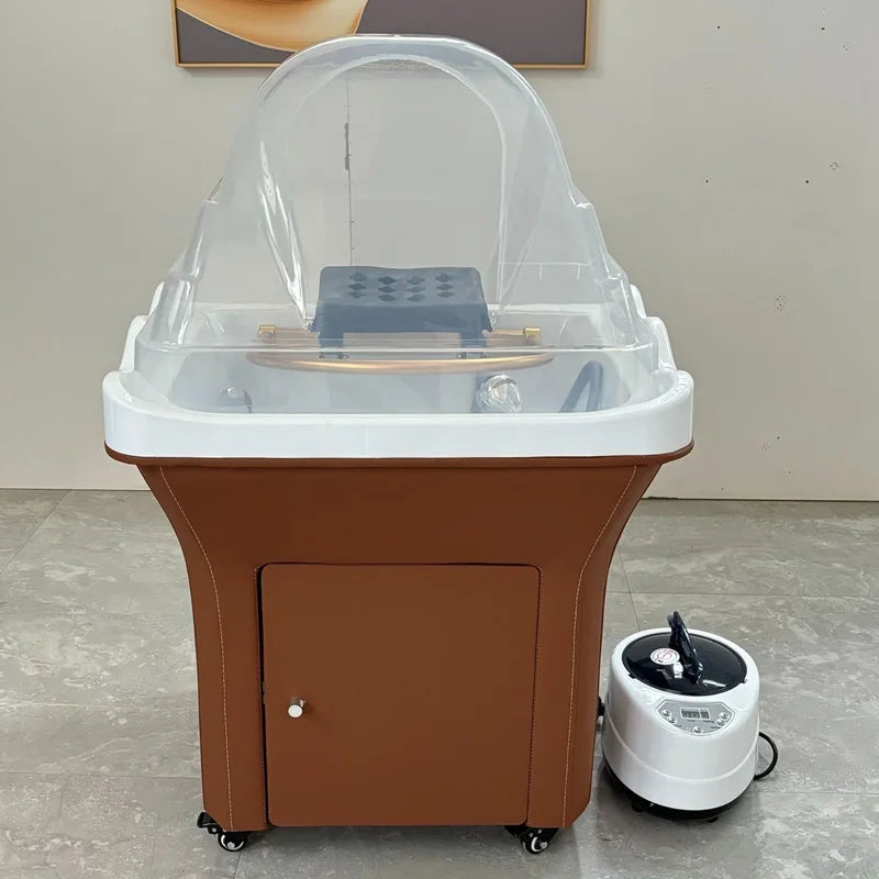 Industrial Design Style Portable Shampoo Basin Bowl Saloon Removable Headspa Shampoo Bowl for Beauty Salon Spa Hair Treatment